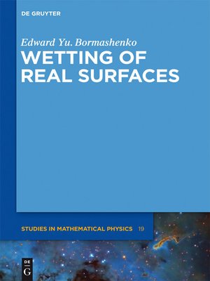 cover image of Wetting of Real Surfaces